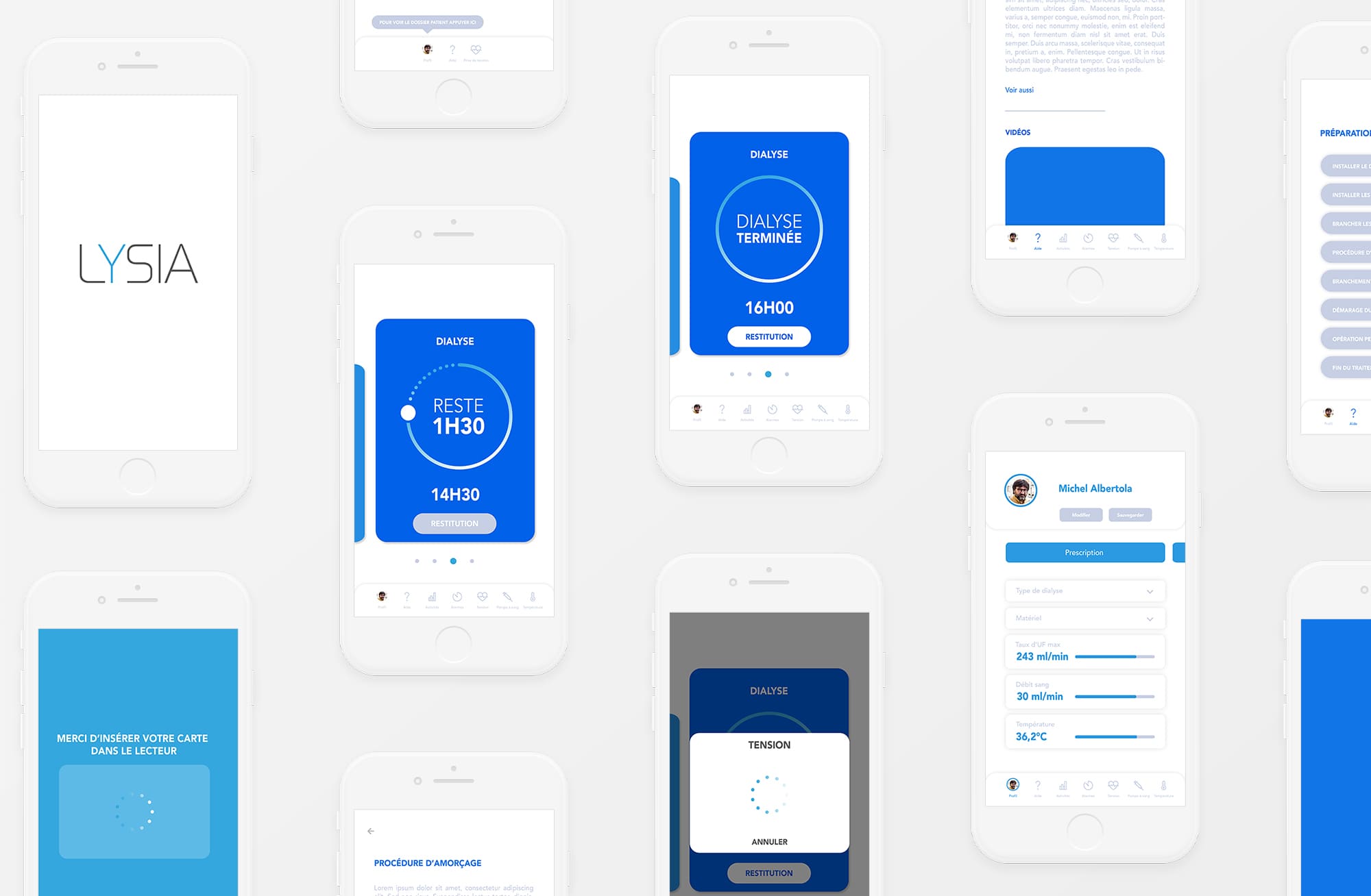 Lysia App UI